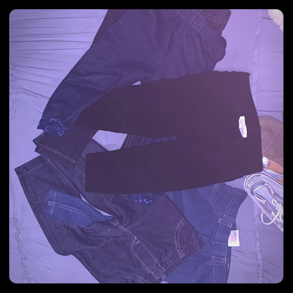 12 month girl jean leggings